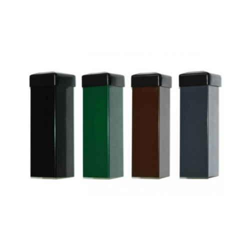 Tvoros stulpas 80x80x2500, sieneles storis 2mm